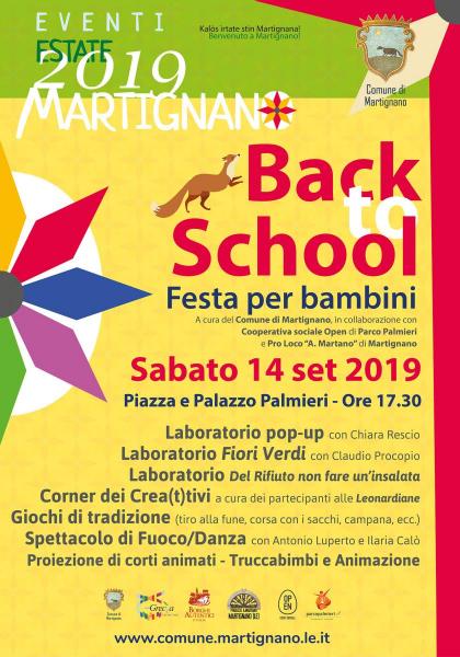 Back to School - Festa per bambini a Martignano