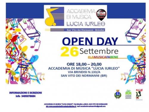OPEN DAY Dell’ACCADEMIA DI MUSICA “LUCIA IURLEO “ - 2019