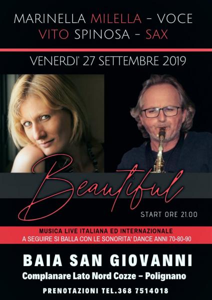Beautiful  - Musica italiana e internazionale a Baia San Giovanni