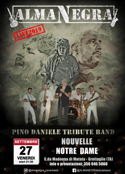 ALMANEGRA Pino Daniele Tribute Band al Nuovelle Notre Dame
