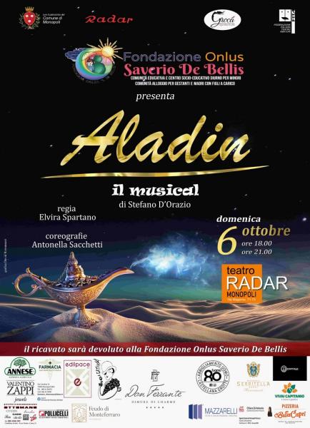Torna in scena l’esilarante spettacolo “Aladin, il musical”