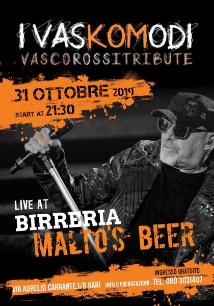 I Vaskomodi (Tributo A Vasco Rossi ) at Malto’s beer-Bari