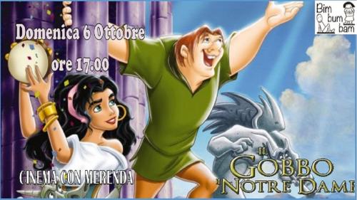IL GOBBO DI NOTREDAME.  Cinema Con Merenda