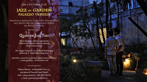 Jazz in Garden a Palazzo Venezia Aperitivo, Concerto e Visita Guidata