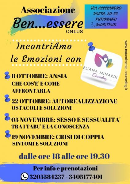 Incontriamo le emozioni con Eliana Minardi