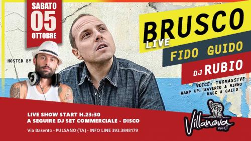 Brusco Live / Fido Guido + Dj Rubio + Disco