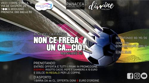 A noi della partita NON CE FREGA UN CA...CIO!