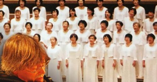 Le coriste del Rainbow Chorus Aichi a Matera