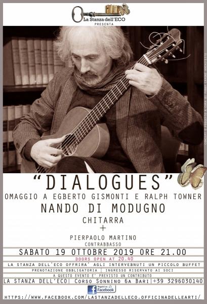 "DIALOGUES" con Nando di Modugno OMAGGIO A EGBERTO GISMONTI E RALPH TOWNER
