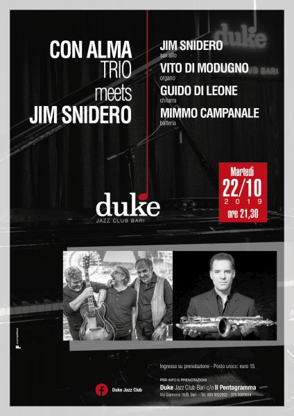“Con Alma Trio meets Jim Snidero”