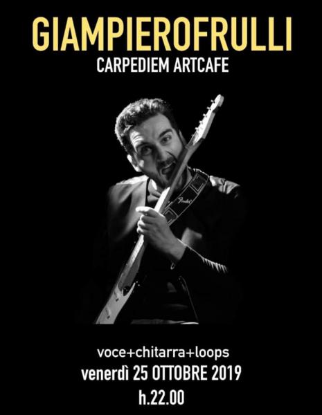 Live music al carpe diem bar Giampiero Frulli