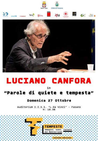 Parole di quiete e tempesta con Luciano Canfora