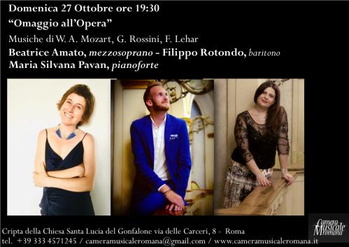 A Roma il concerto “Omaggio all’Opera”