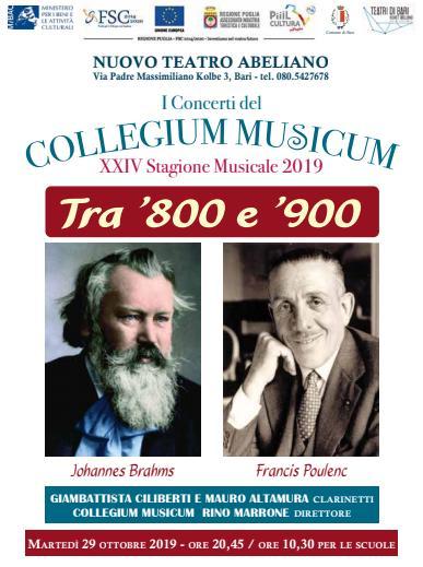 Nuovo appuntamento con i Concerti del Collegium Musicum