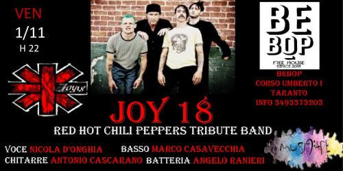 Joy 18 Red Hot Chili Peppers tribute band live @BeBop Taranto