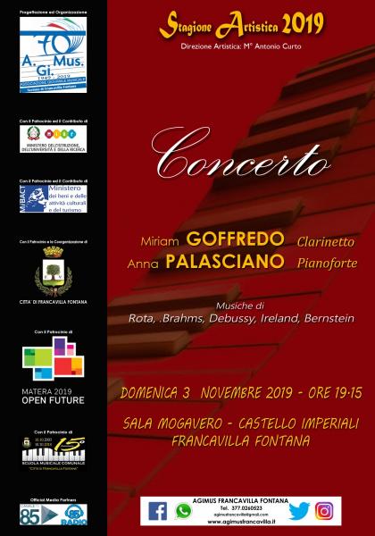 Concerto Duo M. Goffredo (Clar.) A. Palasciano (Pianof.)