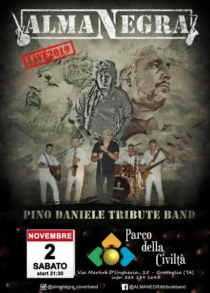 ALMANEGRA Pino Daniele Tribute Band al Parco della Civiltà