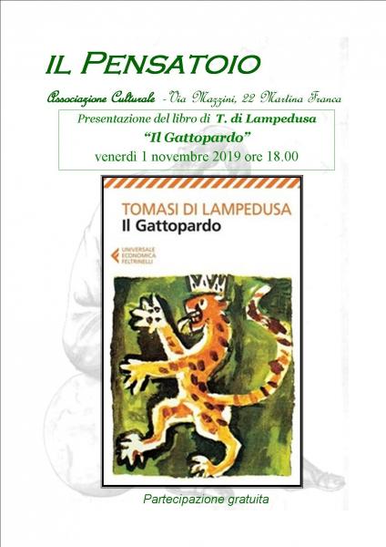 Presentazione del libro “Il Gattopardo” di  T. di Lampedusa