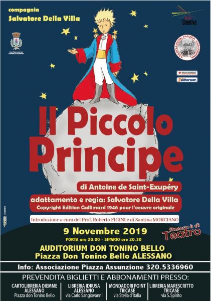 "Il Piccolo Principe" di Antoine de Saint-Exupéry per la stagione "Stasera è di Teatro"