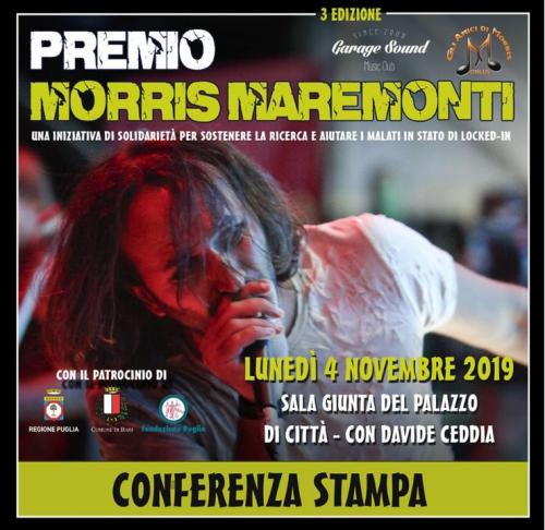 Conferenza Stampa 3^ Ed. “PREMIO MORRIS MAREMONTI