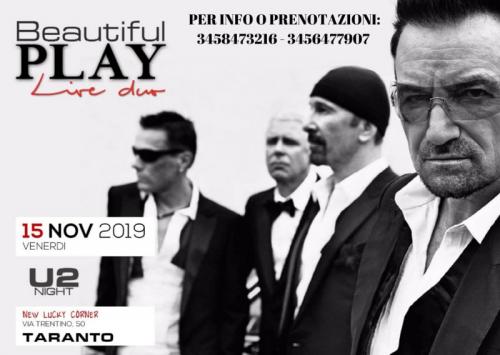 U2 Night by Beautiful Play Live Duo