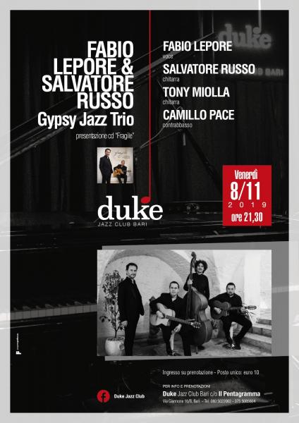 “Fabio Lepore & Salvatore Russo Gypsy Jazz Trio”