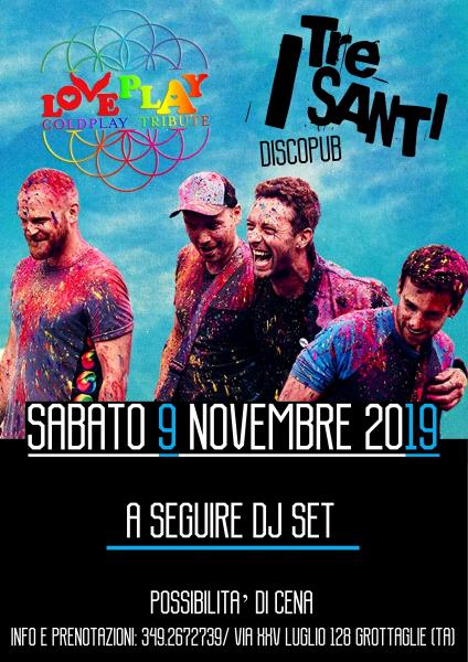 LOVEPLAY tributo ai Coldplay