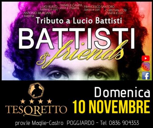Battisti & Friends - domenica 10 Novembre @Tesoretto Poggiardo