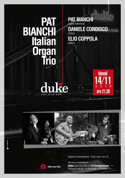 “PAT BIANCHI Organ Trio”