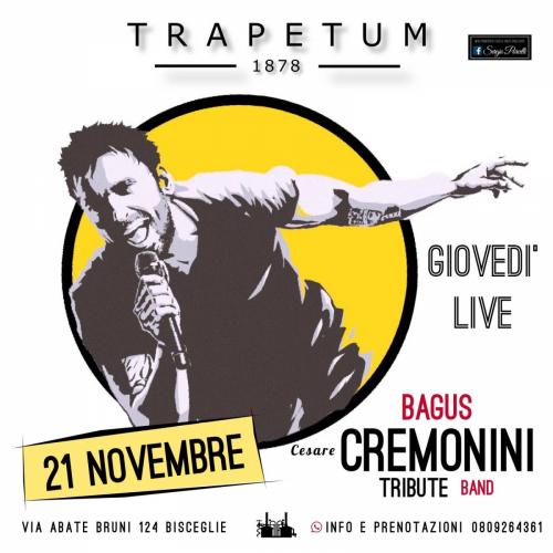 Bagus - Cesare Cremonini tribute band a Bisceglie