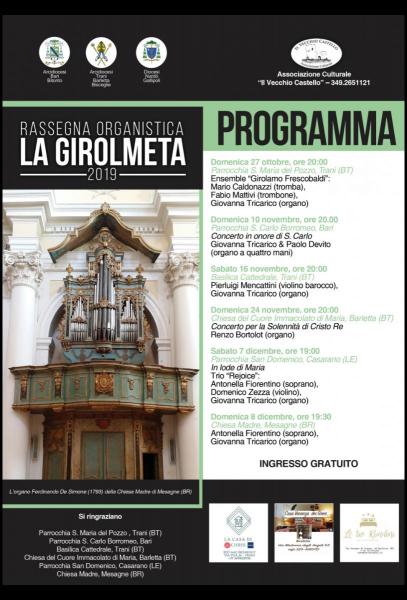 "La Girolmeta" rassegna organistica - terzo appuntamento
