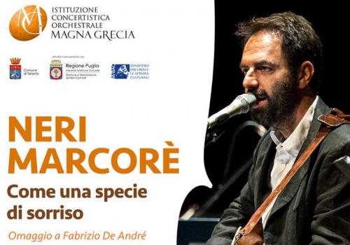 Neri Marcoré omaggia De Andrè a Taranto