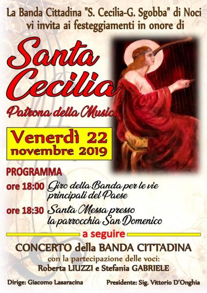 Festeggiamenti in onore di Santa Cecilia