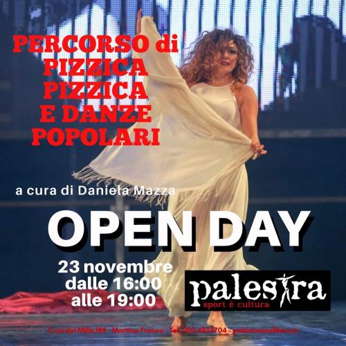OPEN DAY DI PIZZICA con Daniela Mazza presso "La Palestra" in corso dei Mille
