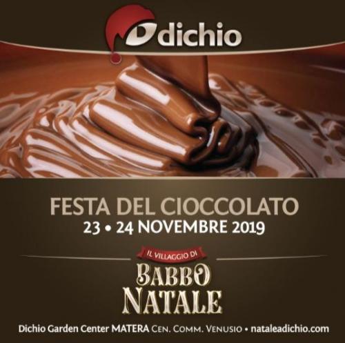 Festa del cioccolato al Dichio Garden Center di Matera