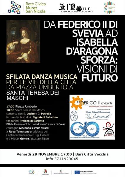 “Da Federico II di Svevia ad Isabella D’Aragona Sforza: Visioni di Futuro”: