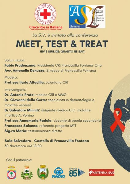 Conferenza "Meet test and treat": HIV e Sifilide, quanto ne sai?