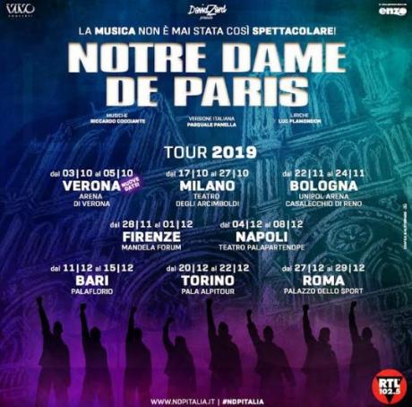 Torna a teatro “Notre Dame de Paris”