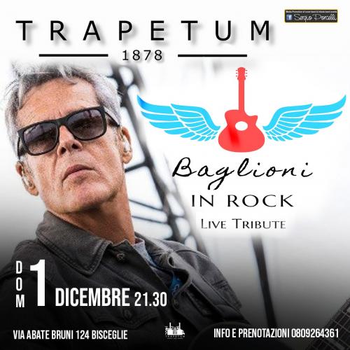 Baglioni in rock live tribute a Bisceglie