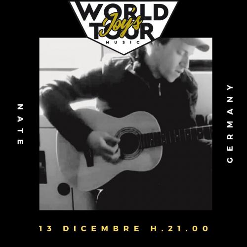 Nate Bernardini da Berlino per il Joy's World Tour Music