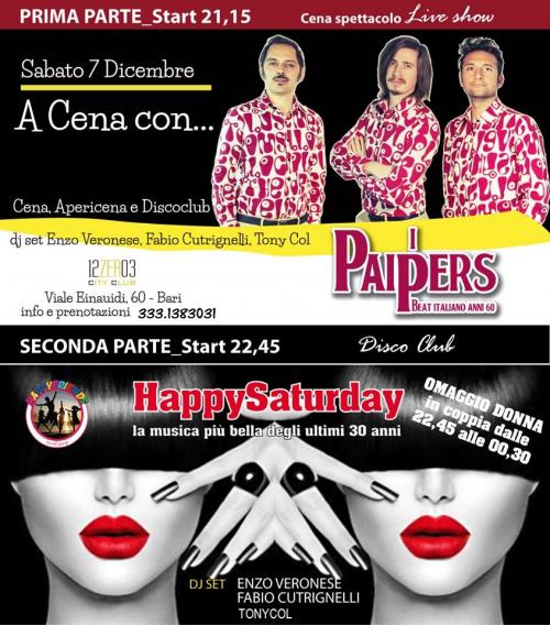 I PAIPERS LIVE AL 12.03 - Dj Enzo Veronese & Friends
