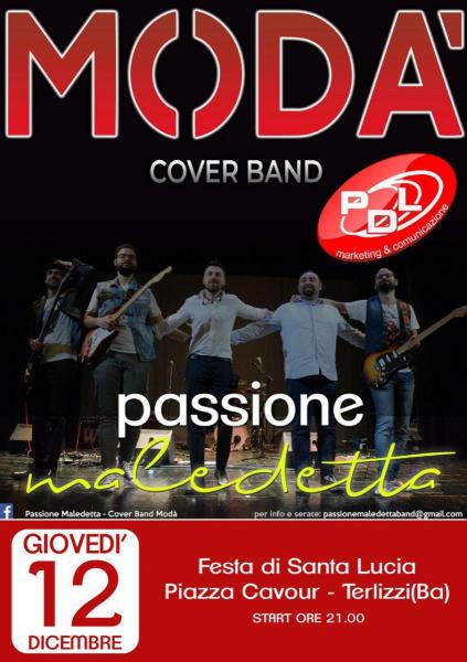Modà, Passione Maledetta live Terlizzi (BA), Piazza Cavour
