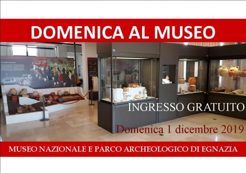 Domenica 1 dicembre ingresso gratuito al Museo e Parco Archeologico di Egnazia