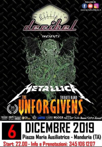 Metallica Tribute Band Unforgivens LIVE @Decibel - Manduria (TA)