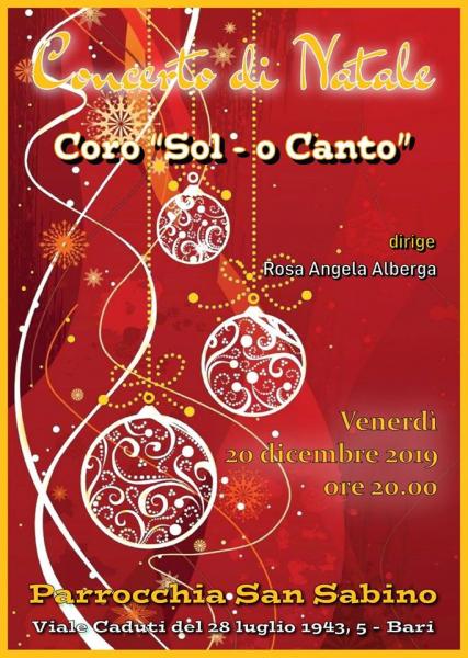 Concerto di Natale del coro Sol-o Canto
