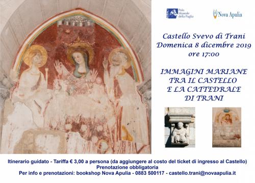 Immagini mariane tra il Castello Svevo e la Cattedrale