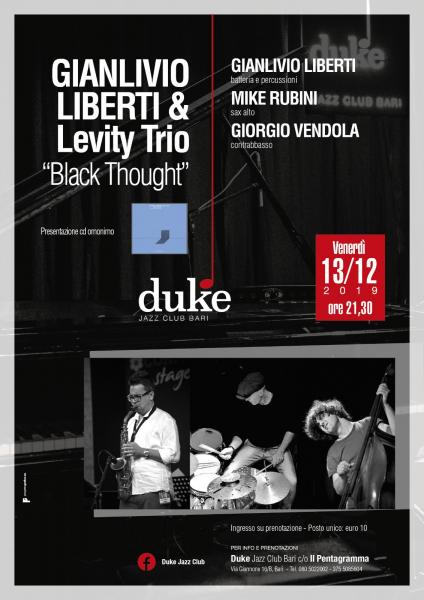Gianlivio Liberti & Levity Trio - Black Thought