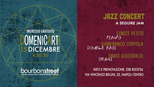 Live jazz music con la speciale partecipazione di Eunice Petito nel centro di Napoli