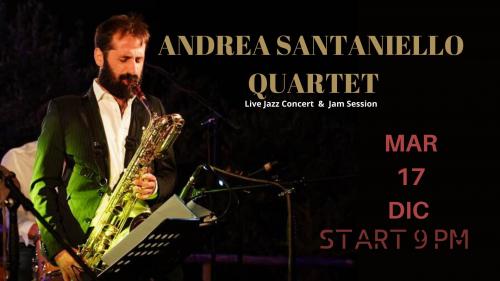 Andrea Santaniello Quartet Live Jazz Concert & Jam Session