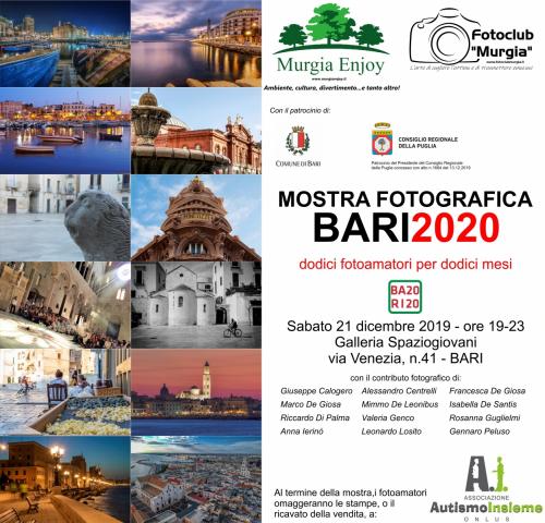 BARI2020, la Città in mostra con gli scatti di Murgia Enjoy e del Fotoclub Murgia